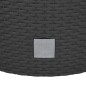 vidaXL Macetero interior extraíble PP ratán gris antracita 35/37,5 L vidaXL Macetero interior extraíble PP ratán gris antracita 35/37,5 L