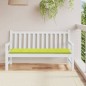 vidaXL Cojín de banco de jardín tela Oxford verde claro 150x50x3 cm