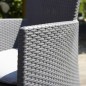 Keter Set de comedor de jardín 3 piezas Iowa grafito 223929