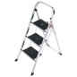 Hailo Escalera plegable K30 3 peldaños 105 cm 4393-801 Hailo Escalera plegable K30 3 peldaños 105 cm 4393-801