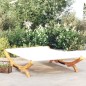 vidaXL Tumbona con dosel madera curvada gris antracita 165x188,5x46 cm vidaXL Tumbona con dosel madera curvada gris antracita 165x188,5x46 cm