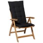 Madison Cojín de silla con respaldo Panama 123x50cm negro Madison Cojín de silla con respaldo Panama 123x50cm negro