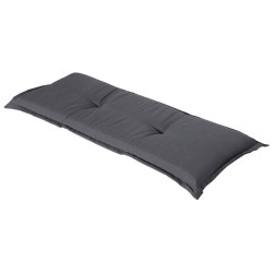 Madison Cojín para banco Panama 150x48 cm gris 