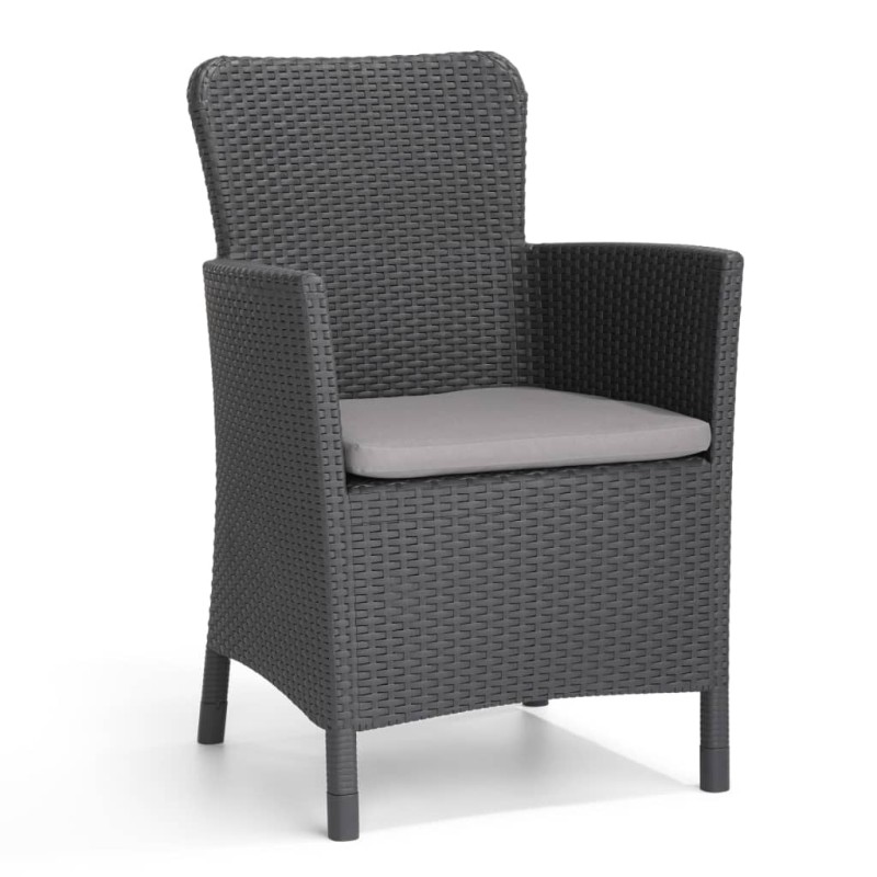 Keter Silla de jardín Miami grafito 216835 Keter Silla de jardín Miami grafito 216835