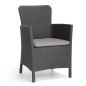 Keter Silla de jardín Miami grafito 216835 Keter Silla de jardín Miami grafito 216835