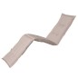 Madison Cojín para tumbona Panama beige claro 200x60 cm Madison Cojín para tumbona Panama beige claro 200x60 cm