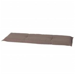 Madison Cojín para banco Panama 180x48 cm gris topo