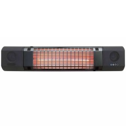 Sunred Calentador de pared Sun and Sound 2000 W rosa oro negro