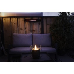 Sunred Calefactor pared patio Royal Diamond Smart Dark oro rosa 2500 W