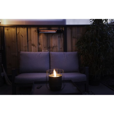 Sunred Calefactor pared patio Royal Diamond Smart Dark oro rosa 2500 W