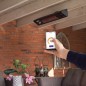 Sunred Calefactor pared patio Royal Diamond Smart Dark oro rosa 2500 W Sunred Calefactor pared patio Royal Diamond Smart Dark oro rosa 2500 W