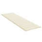 vidaXL Cojín de tumbona de tela Oxford crema 200x50x3 cm vidaXL Cojín de tumbona de tela Oxford crema 200x50x3 cm