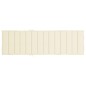 vidaXL Cojín de tumbona de tela Oxford crema 200x50x3 cm vidaXL Cojín de tumbona de tela Oxford crema 200x50x3 cm