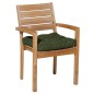 Madison Cojín para silla acolchado Panama verde 47x47 cm Madison Cojín para silla acolchado Panama verde 47x47 cm
