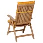 Madison Cojín de silla de respaldo alto Panama brillo dorado 123x50cm