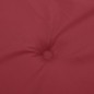 vidaXL Cojín de banco de jardín tela Oxford rojo tinto 100x50x3 cm vidaXL Cojín de banco de jardín tela Oxford rojo tinto 100x50x3 cm