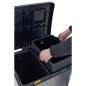 EKO Cubo de basura de pedal Rejoice 2x30 L plateado mate EKO Cubo de basura de pedal Rejoice 2x30 L plateado mate