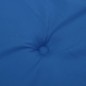 vidaXL Cojines de silla de jardín 4 uds tela Oxford azul 50x50x3 cm