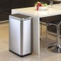 EKO Cubo de basura con sensor Phantom 45 L plateado mate EKO Cubo de basura con sensor Phantom 45 L plateado mate
