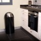 EKO Cubo de basura con tapa a presión 40 L negro EKO Cubo de basura con tapa a presión 40 L negro