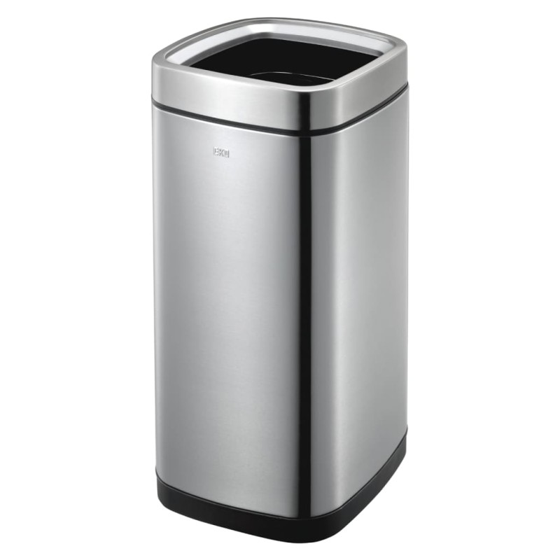EKO Cubo de basura Laguna 35 L plateado mate EKO Cubo de basura Laguna 35 L plateado mate