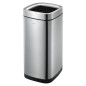 EKO Cubo de basura Laguna 35 L plateado mate EKO Cubo de basura Laguna 35 L plateado mate