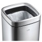 EKO Cubo de basura Laguna 35 L plateado mate EKO Cubo de basura Laguna 35 L plateado mate