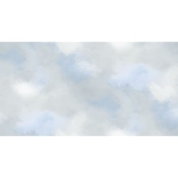 Noordwand Papel de pared Good Vibes Paint Clouds azul y gris