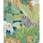 Noordwand Papel de pared Good Vibes Jungle Animals verde y negro Noordwand Papel de pared Good Vibes Jungle Animals verde y negro