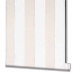 Noordwand Papel de pared Topchic Stripes beige y blanco