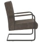 vidaXL Silla voladiza de terciopelo gris claro vidaXL Silla voladiza de terciopelo gris claro