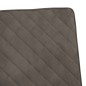 vidaXL Silla voladiza de terciopelo gris claro vidaXL Silla voladiza de terciopelo gris claro