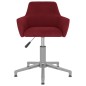 vidaXL Silla de comedor giratoria de terciopelo vino tinto vidaXL Silla de comedor giratoria de terciopelo vino tinto