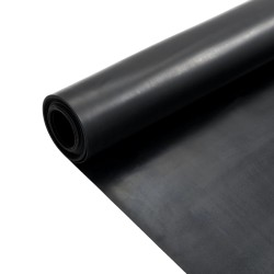 vidaXL Alfombrilla de goma antideslizante lisa 1,2x2 m 1 mm