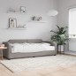 vidaXL Sofá cama con colchón tela gris taupe 100x200 cm
