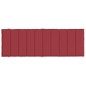 vidaXL Cojín de tumbona de tela Oxford rojo tinto 186x58x3 cm vidaXL Cojín de tumbona de tela Oxford rojo tinto 186x58x3 cm