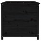 vidaXL Arriate elevado de jardín madera de pino negro 119,5x82,5x78 cm vidaXL Arriate elevado de jardín madera de pino negro 119,5x82,5x78 cm