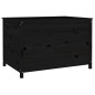 vidaXL Arriate elevado de jardín madera de pino negro 119,5x82,5x78 cm vidaXL Arriate elevado de jardín madera de pino negro 119,5x82,5x78 cm