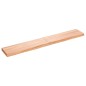 vidaXL Encimera baño madera maciza tratada marrón claro 180x30x(2-6)cm vidaXL Encimera baño madera maciza tratada marrón claro 180x30x(2-6)cm
