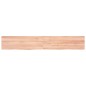 vidaXL Encimera baño madera maciza tratada marrón claro 180x30x(2-6)cm vidaXL Encimera baño madera maciza tratada marrón claro 180x30x(2-6)cm