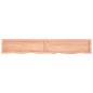vidaXL Encimera baño madera maciza tratada marrón claro 180x30x(2-6)cm vidaXL Encimera baño madera maciza tratada marrón claro 180x30x(2-6)cm