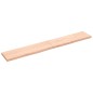 vidaXL Encimera de baño madera maciza sin tratar 200x30x(2-4) cm vidaXL Encimera de baño madera maciza sin tratar 200x30x(2-4) cm