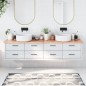 vidaXL Encimera baño madera maciza tratada marrón claro 200x30x(2-4)cm vidaXL Encimera baño madera maciza tratada marrón claro 200x30x(2-4)cm