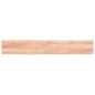 vidaXL Encimera baño madera maciza tratada marrón claro 200x30x(2-4)cm vidaXL Encimera baño madera maciza tratada marrón claro 200x30x(2-4)cm