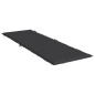 vidaXL Cojín de tumbona de tela Oxford negro 186x58x3 cm vidaXL Cojín de tumbona de tela Oxford negro 186x58x3 cm