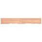 vidaXL Encimera baño madera maciza tratada marrón claro 200x30x(2-4)cm vidaXL Encimera baño madera maciza tratada marrón claro 200x30x(2-4)cm