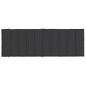 vidaXL Cojín de tumbona de tela Oxford negro 186x58x3 cm vidaXL Cojín de tumbona de tela Oxford negro 186x58x3 cm