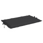 vidaXL Cojín de tumbona de tela Oxford negro 186x58x3 cm vidaXL Cojín de tumbona de tela Oxford negro 186x58x3 cm