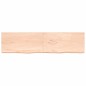 vidaXL Encimera de baño madera maciza sin tratar 200x50x(2-6) cm vidaXL Encimera de baño madera maciza sin tratar 200x50x(2-6) cm