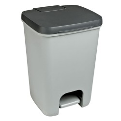 Curver Papelera de pedal Essentials gris claro 20 L